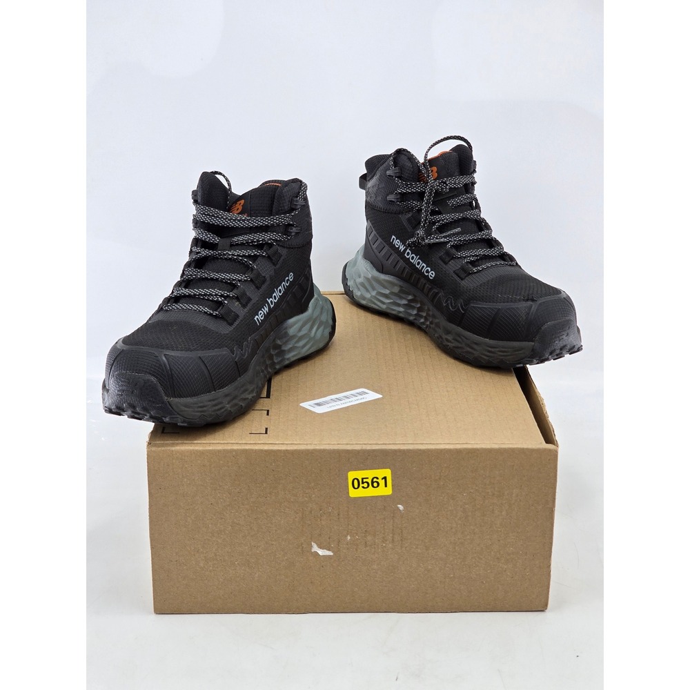 New Balance Work Boots Mens 9 Black Fresh Foam 806 WUFCMCEHBG - Excellent